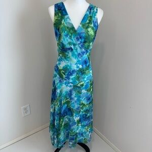 Studio 1940 Floral Babydoll Midi Sleeveless Dress Fairy Mermaid Y2K 6